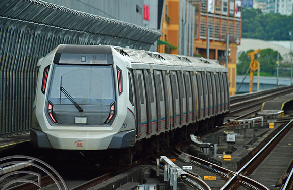 DG387480. 157. MRT Kajang line. Bandar Utama. Kuala Lumpur. Malaysia. 20.1.2023.