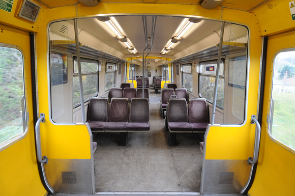 DG21183. Interior. Scotrail Class 314. 8.4.09.
