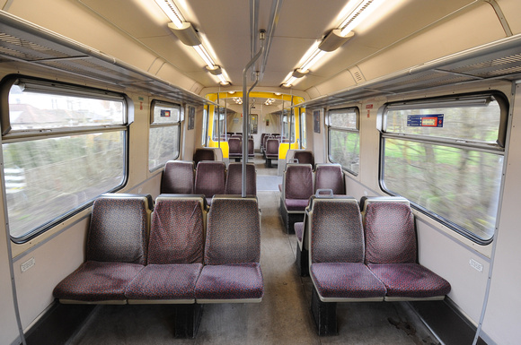 DG21185. Interior. Scotrail Class 314. 8.4.09.
