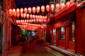 DG387951. Chinese lanterns. Lorong Panggung. Chinatown. Kuala Lumpur. Malaysia. 24.1.2023.