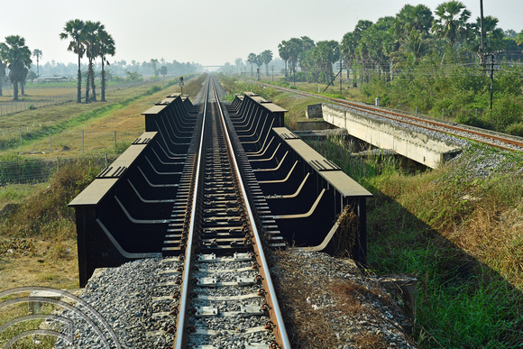DG388225. New track and bridge just South of Long Mai Luang. Thailand. 27.1.2023.