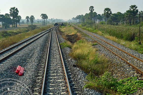 DG388227. New tracks just South of Long Mai Luang. Thailand. 27.1.2023.