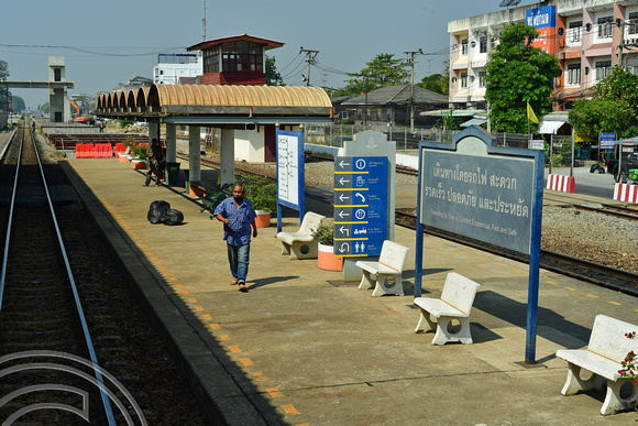 DG388306. Rebuilding the station. Nakom Pathom. Thailand. 27.1.2023.