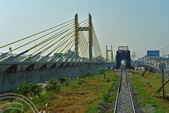 DG388289. Chulalongkorn Bridge. Ratchaburi. Thailand. 27.1.2023.
