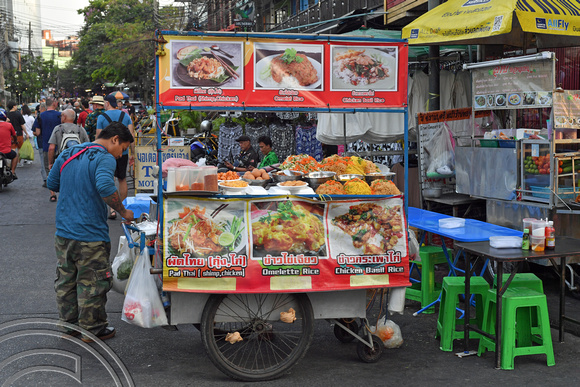 DG388361. Hawkers stall. Rambutri. Bangkok. Thailand. 29.1.2023.