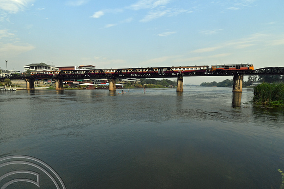 DG388674. 4004. River Kwai bridge. Kanchanaburi. Thailand. 2.2.2023.
