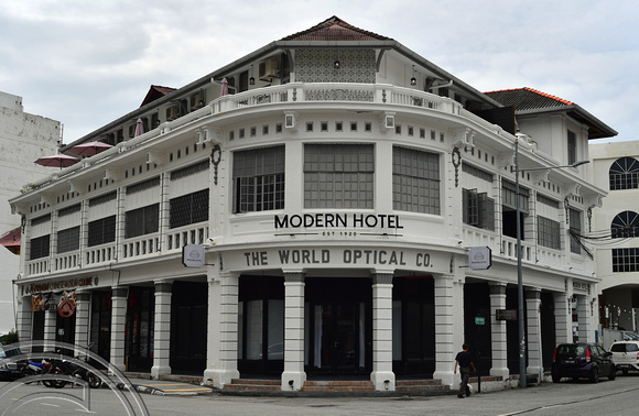 DG389379. Modern Hotel. Leith St. Georgetown. Penang. Malaysia. 15.2.2023.