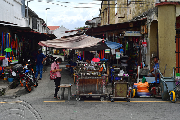 DG389388. Keycutters and hardware shops. Lebuh Chulia. Georgetown. Penang. Malaysia. 15.2.2023.