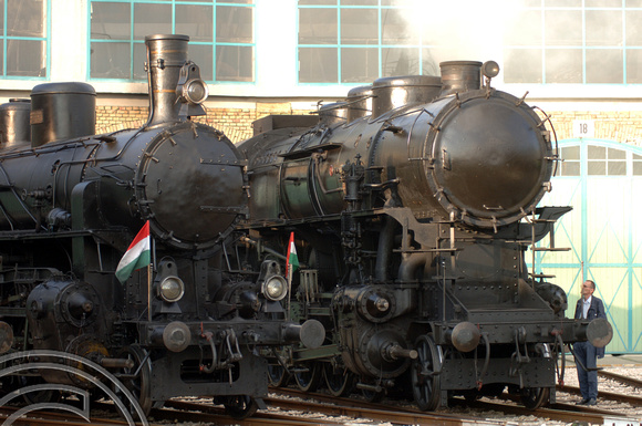FDG2048. 424 009. Budapest railway museum. Hungary. 16.9.05.