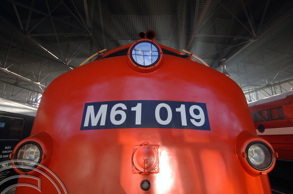 FDG2052. M61 019. Budapest railway museum. Hungary. 16.9.05.