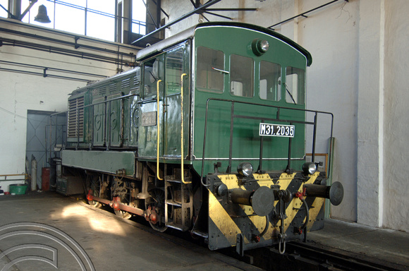 FDG2055. M31 2035. Budapest railway museum. Hungary. 16.9.05.