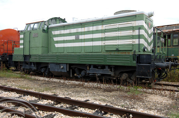 FDG2132. M46 2001. Budapest railway museum. Hungary. 17.9.05.