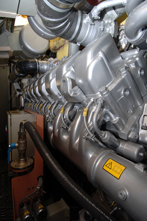 DG03776. First MTU engine inside a FGW HST. 30.6.05