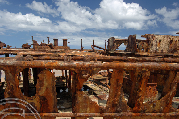 TD01990. Wreck of the Maheno. Fraser Island. Australia. 21.1.07.