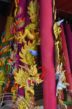 DG389405. Elaborate joss sticks. Goddess of Mercy temple. Gorgetown. Penang. Malaysia. 16.2.2023.