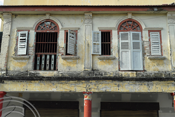 DG389583. Derelict shop-houses. Kampung Malabar. Georgetown. Penang. Malaysia. 22.2.2023.