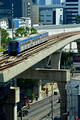 DG389148. Blue line train. Tao Poon. Bangkok. Thailand. 11.2.2023.