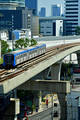 DG389147. Blue line train. Tao Poon. Bangkok. Thailand. 11.2.2023.