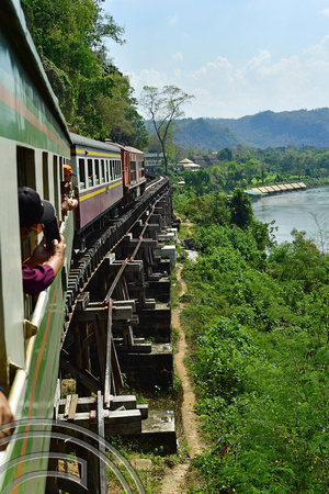 DG389010. Death railway. Krasae trestle. Thailand. 9.2.2023.