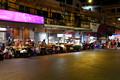 DG389112. Night time in Rambutri. Bangkok. Thailand. 10.2.2023.