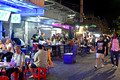 DG389127. Night time in Rambutri. Bangkok. Thailand. 10.2.2023.