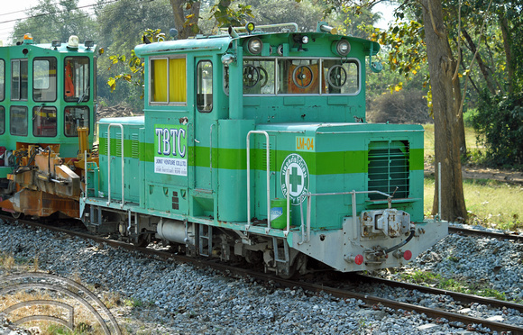 DG388945. TBTC locomotive LM04. Wang Yen. Death railway. Thailand. 9.2.2023.