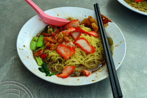 DG389491. Pork noodles. Georgetown. Penang. Malaysia. 18.2.2023.