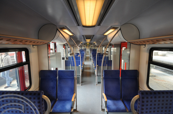 FDG23887. Interior. Class 435 EMU. Germany. 2.6.09.
