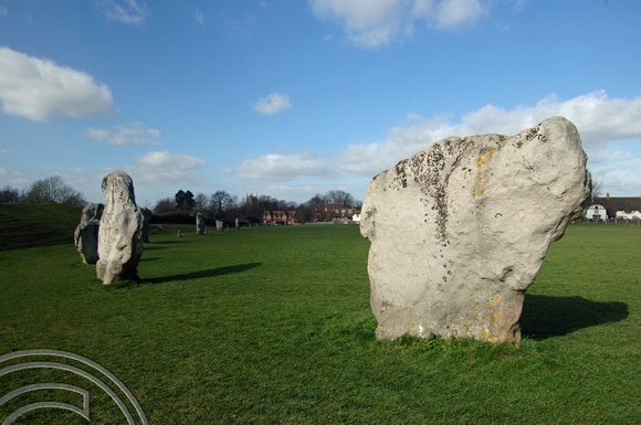TD03141. Standing Stones. Avebury. Wiltshire. England. 1.3.08.