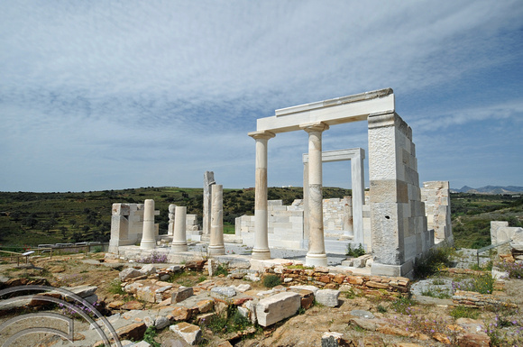 TD12285. Demeter Temple. Naxos.  Greece. 21.4.09.