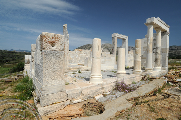 TD12288. Demeter Temple. Naxos.  Greece. 21.4.09.