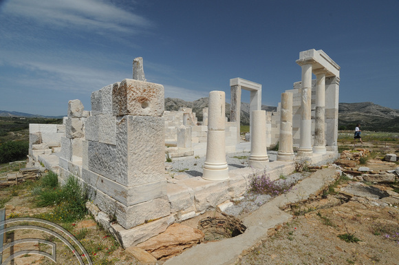 TD12290. Demeter Temple. Naxos.  Greece. 21.4.09.