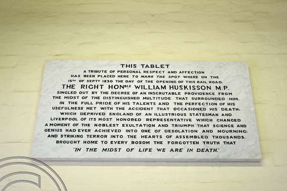 DG45726. Huskisson tablet.  Newton-le-Willows. 8.3.10.