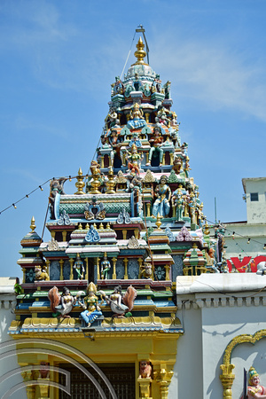DG389695. Sri Mahamariamman Temple. Queen St. Georgetown. Penang. Malaysia. 23.2.2023.