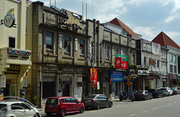 DG389929. Colonial era  buildings. Beach St. Georgetown. Penang. Malaysia. 27.2.2023.