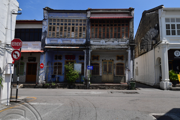 DG389686. Old houses. Lorong Stewart. Georgetown. Penang. Malaysia. 23.2.2023.