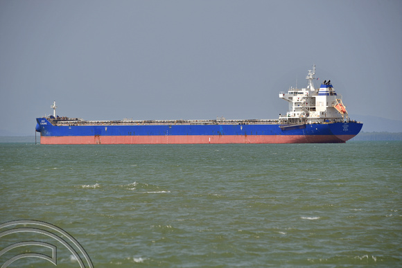 DG389704. Bulk carrier. CL Dalaio HE. 44403 gross tonnes. Built 2020. Penang. Malysia 23.2.2023.