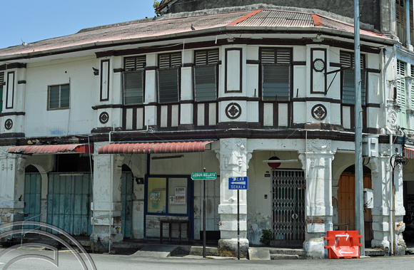 DG389599. Colonial buildings. Lebuh Melayu. Georgetown. Penang. Malaysia. 22.2.2023.