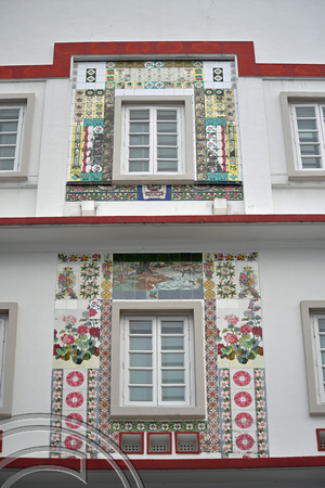 DG386068. Tiles on a building. Dickson Rd. Singapore. 12.1.2023.