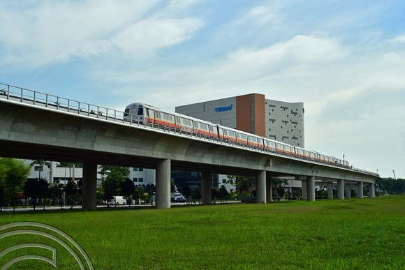 DG386184. Tuas link. East-West line. Singapore. 12.1.2023.