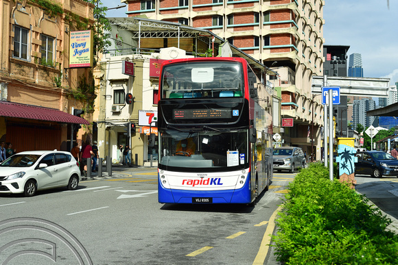 DG390232. Rapid KL bus. Pasir Seni. Kuala Lumpur. Malysia. 5.3.2023.
