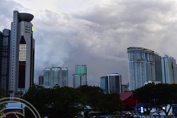 DG390238. Stormy skies. Kuala Lumpur. Malaysia. 5.3.2023.