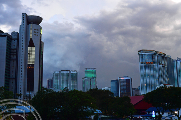 DG390245. Stormy skies. Kuala Lumpur. Malaysia. 5.3.2023.