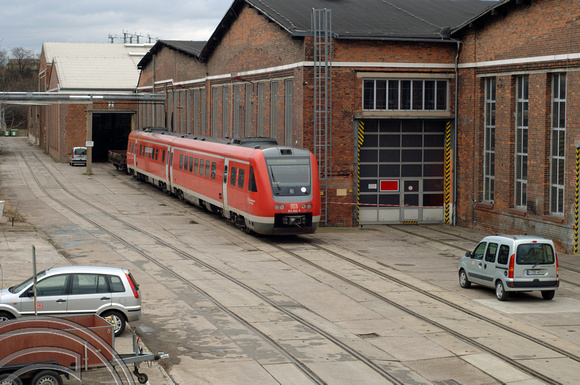 FDG05459. 612 662 Erfurt depot. Germany. 13.2.07.