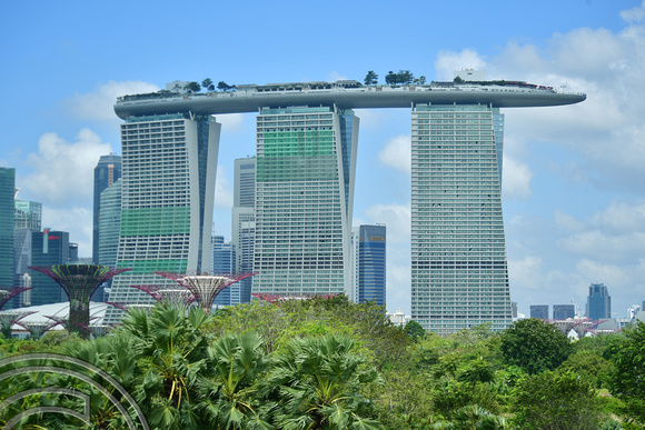 DG390653. Marina Bay Sands and skypark. Singapore. 9.3.2023.