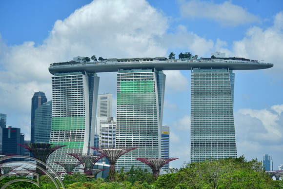 DG390659. Marina Bay Sands and skypark. Singapore. 9.3.2023.
