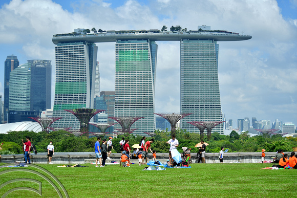DG390667. Marina Bay Sands and skypark. Singapore. 9.3.2023.