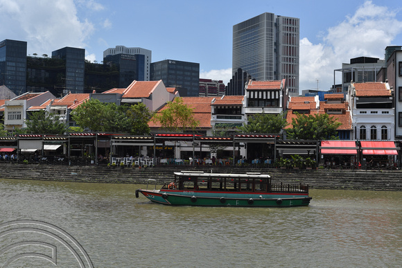 DG390752. Boat Quay on the Singapore River. Singapore. 9.3.2023.