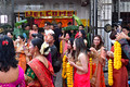 DG390831. Hindu wedding. Siddh Peeth Shree Lakshminarayan Temple. Chander Rd. Little India. Singapore. 9.3.2023.