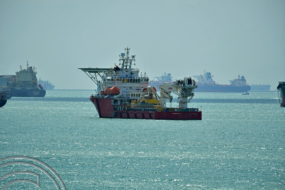 DG390662. Unknown Offshore supply ship. Singapore. 9.3.2023.